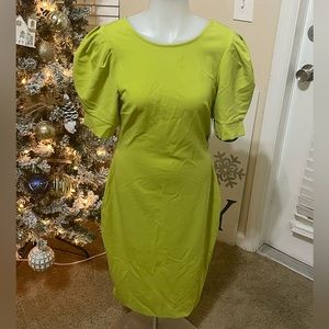 New York & Co Lime Green Dress